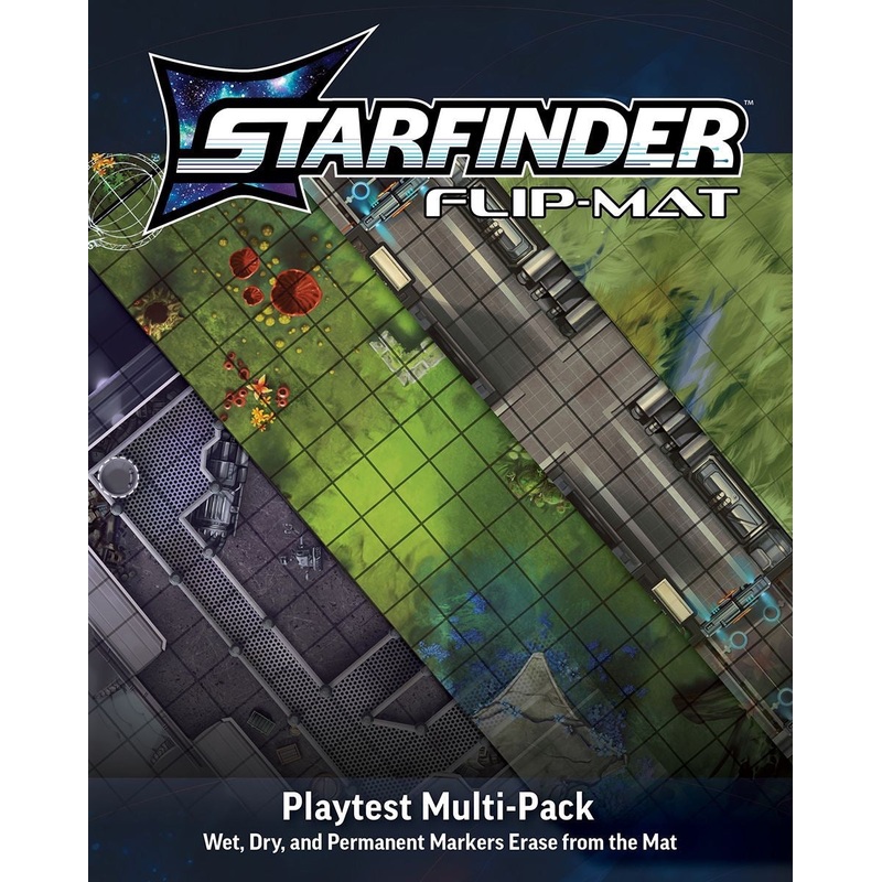 Starfinder Flip Mat: 2nd Edition Playtest Multi-Pack