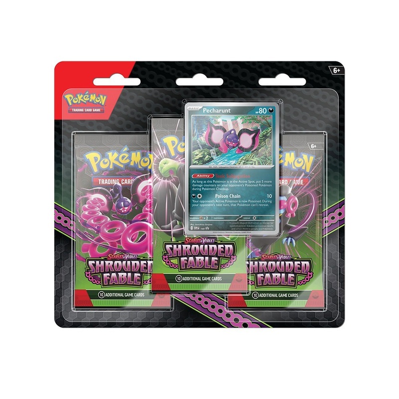 Pokemon TCG Scarlet & Violet Shrouded Fable 3 Booster Blister