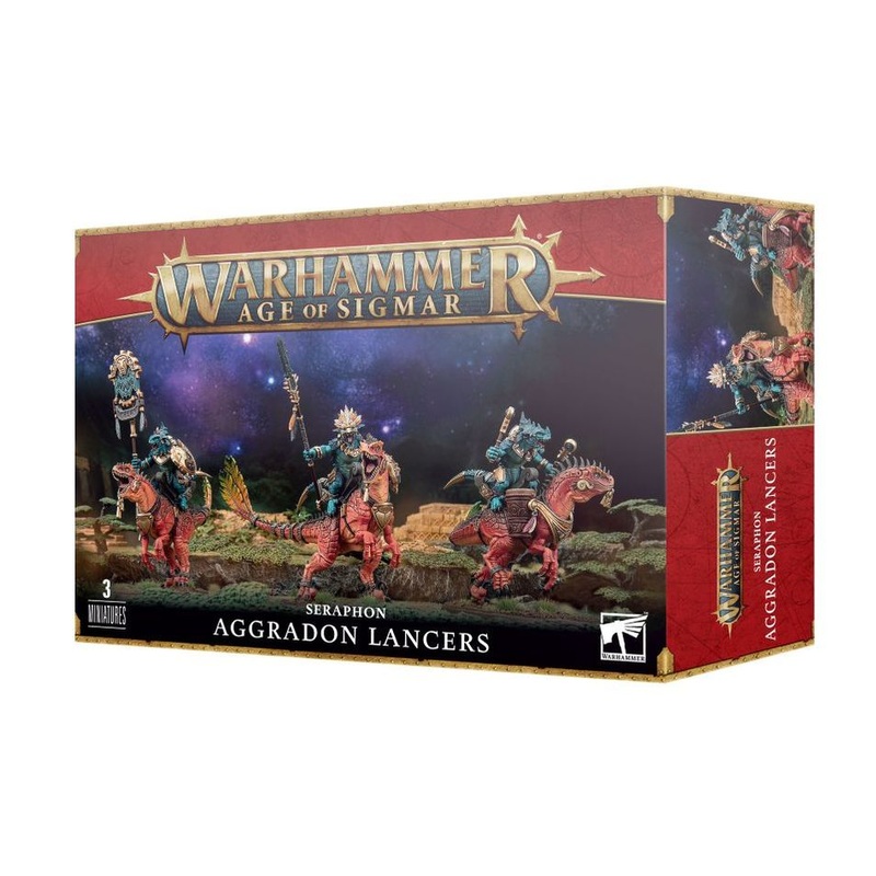 Age of Sigmar Seraphon: Aggradon Lancers