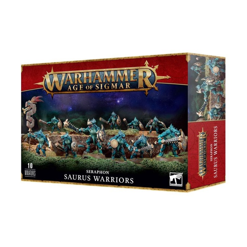 Age of Sigmar Seraphon: Saurus Warriors