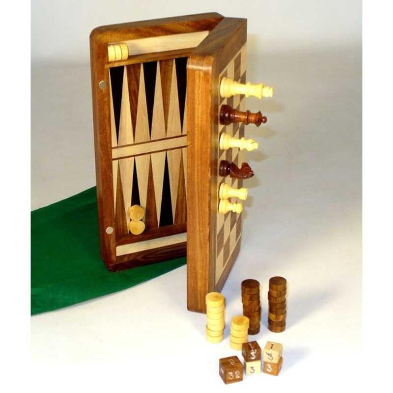 10" Folding 3 in 1 Combo Set Sheesham & Maple