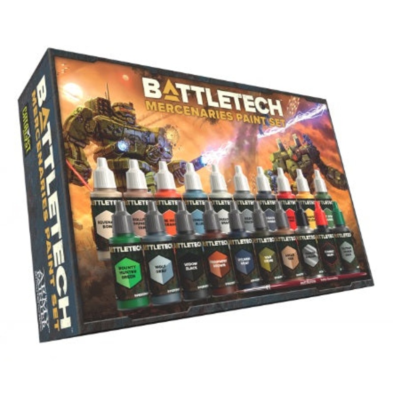 BattleTech Mercenaries Paint Set