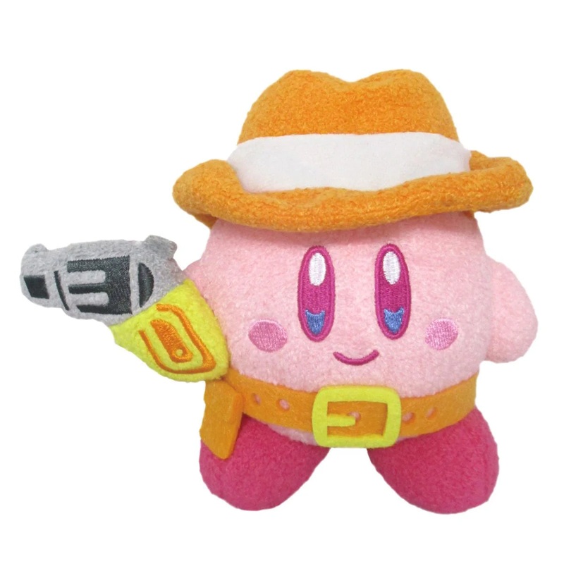 Little Buddy Muteki! Suteki! Kirby Gun Man 6" Plush