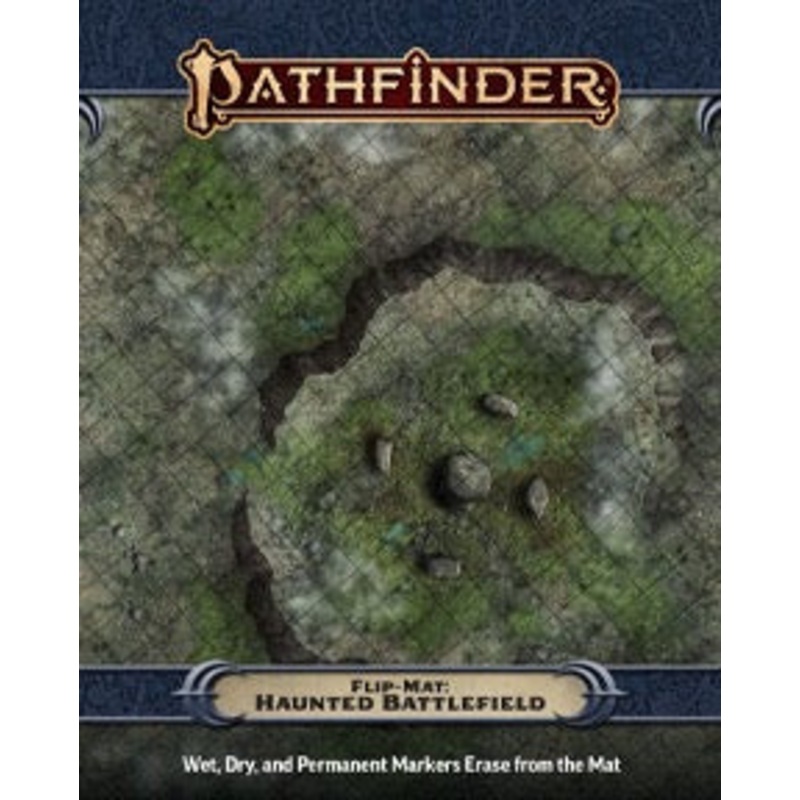 Pathfinder Flip Mat: Haunted Battlefield