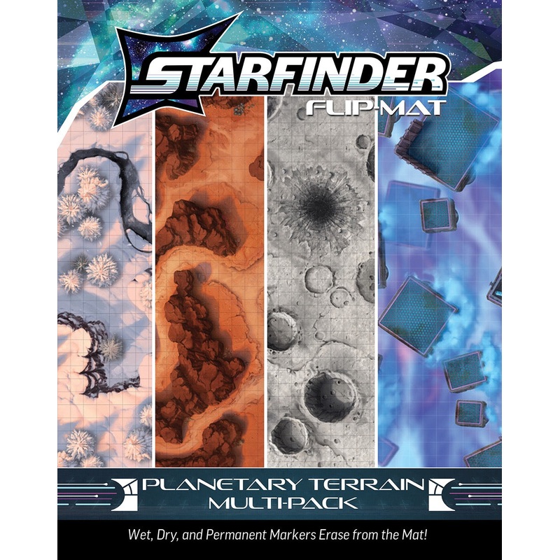 Starfinder Flip Mat Multi Pack: Planetary Terrain