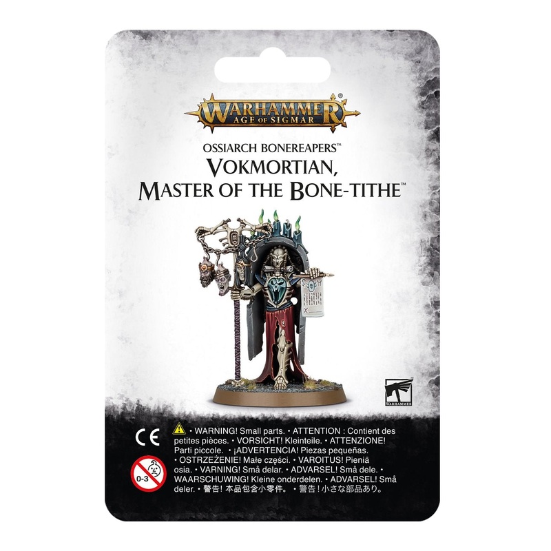 Age of Sigmar Ossiarch Bonereapers Vokmortian, Master of the Bone-tithe
