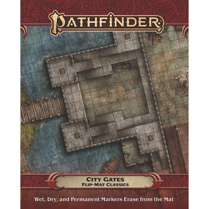 Pathfinder Flip Mat Classics City Gates
