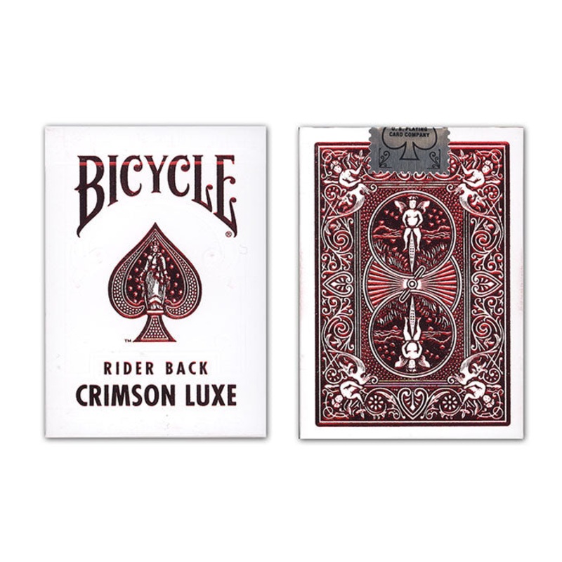 Bicycle Metalluxe Crimson Playing Cards