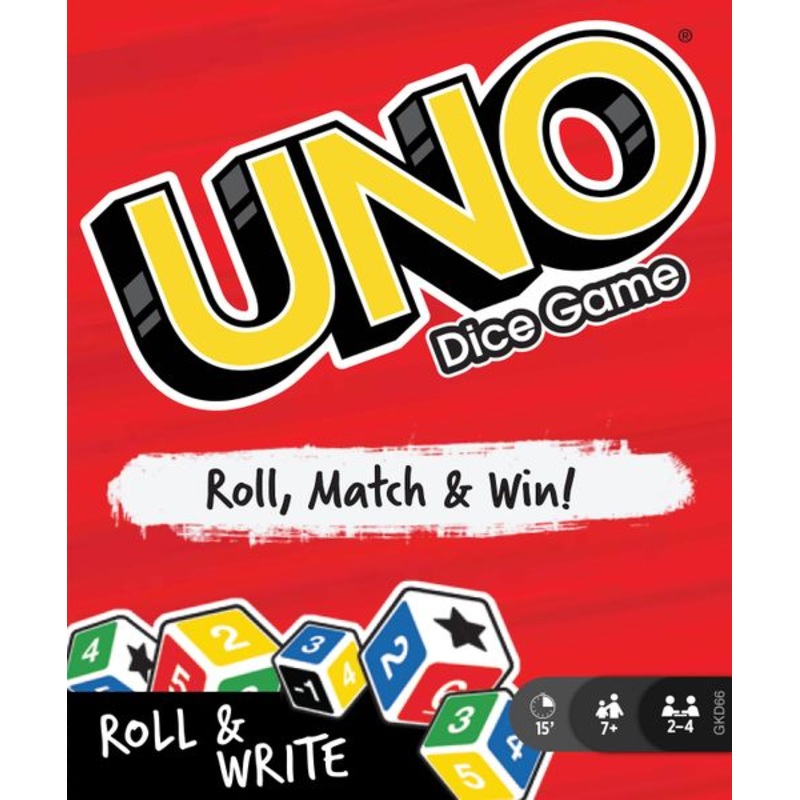 Uno: Roll & Write Dice Game
