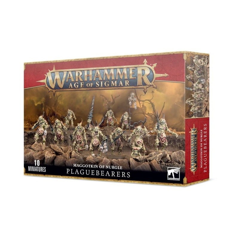 Age of Sigmar Maggotkin of Nurgle: Plaguebearers