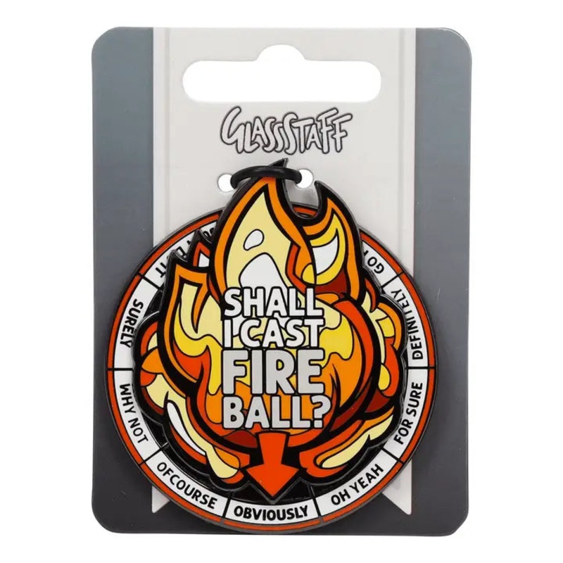 Spinner Pin - Shall I Cast Fireball?