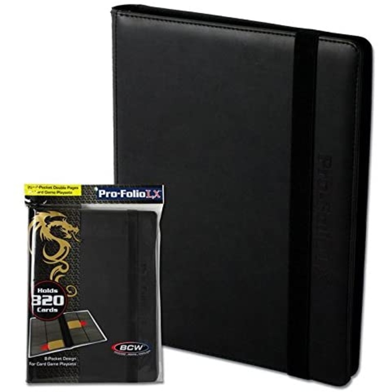 BCW Binder 8pkt Pro-Folio LX Black