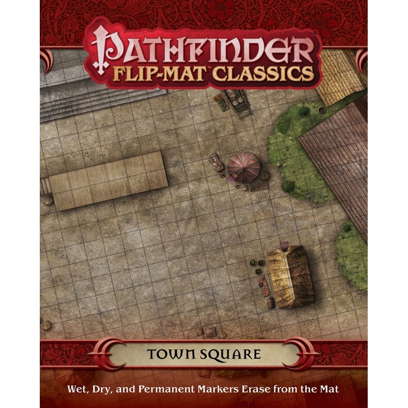 Pathfinder Flip Mat Classics Town Square