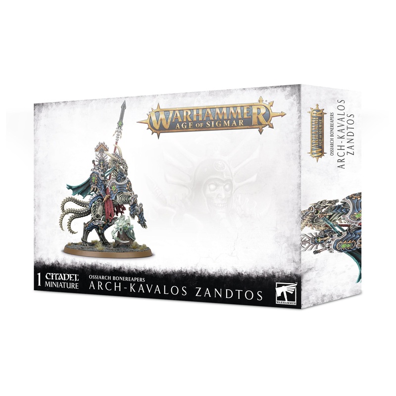 Age of Sigmar Ossiarch Bonereapers Arch-Kavalos Zandtos