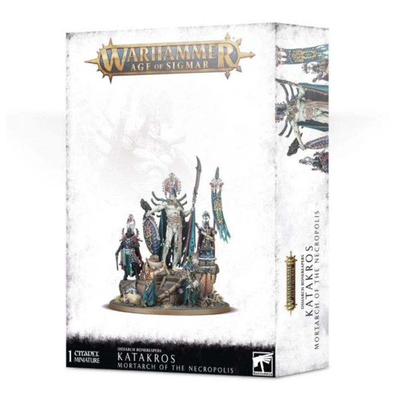 Age of Sigmar Ossiarch Bonereapers Katakros, Mortarch of the Necropolis
