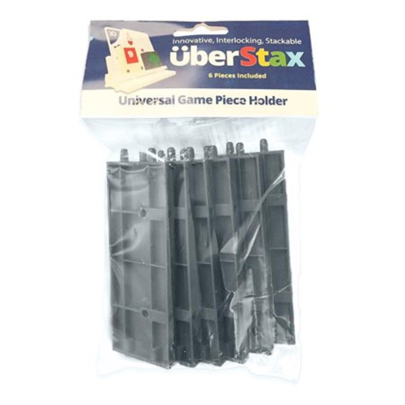 UberStax Universal Game Piece Holders - Gray