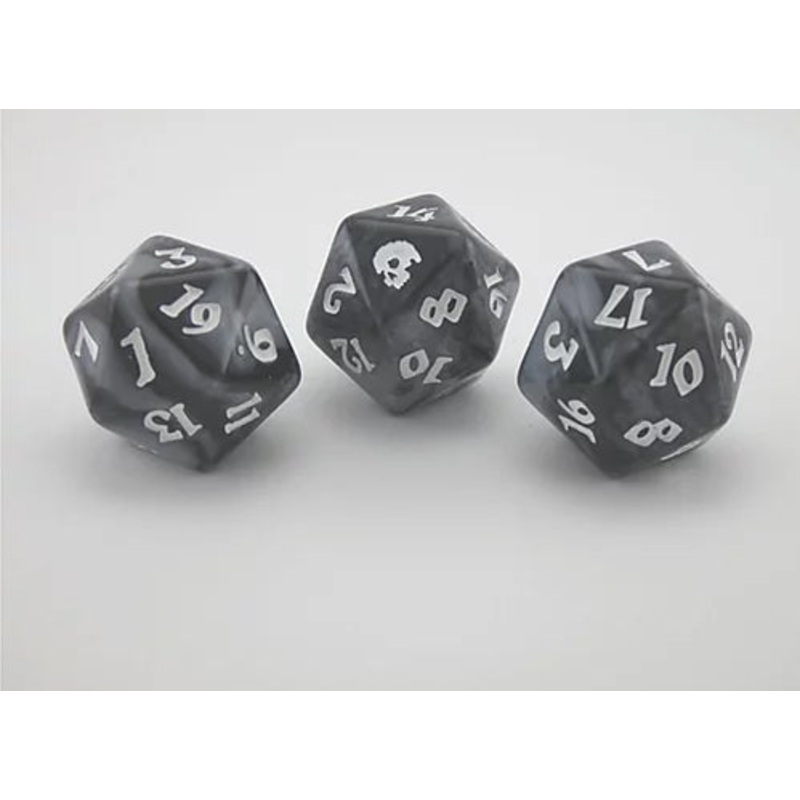Black Oak Workshop Black Death Swirling Doom Single D20