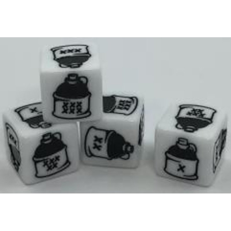 Black Oak Workshop Corn Whiskey White/Black Single D6
