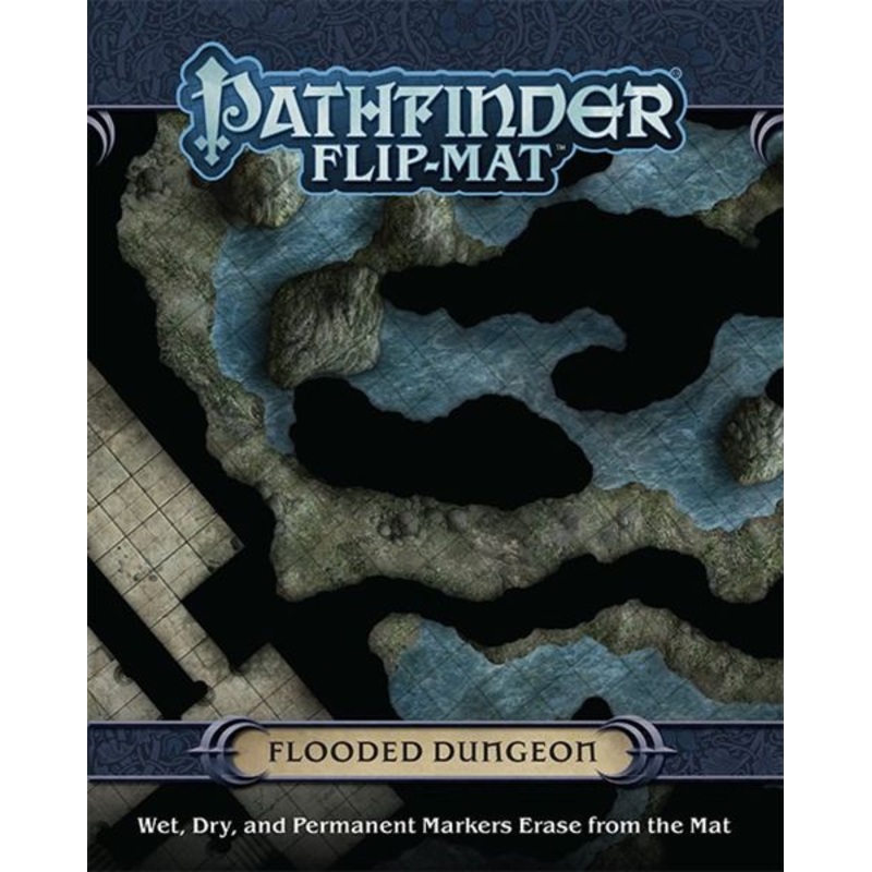 Pathfinder Flip Mat Flooded Dungeon