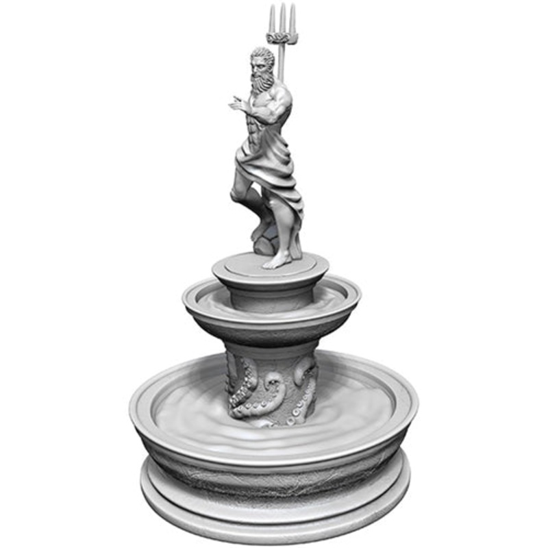 WizKids Deep Cuts Unpainted Miniatures: Fountain