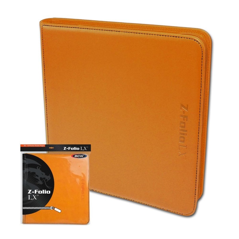 BCW Binder 12pkt Z-folio LX Orange