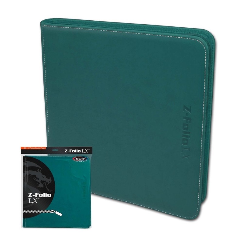 BCW Binder 12pkt Z-folio LX Teal