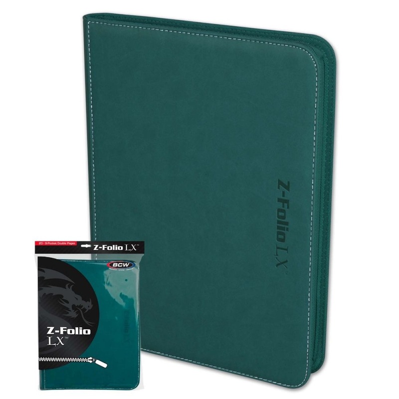 BCW Binder 9pkt Z-Folio LX Teal