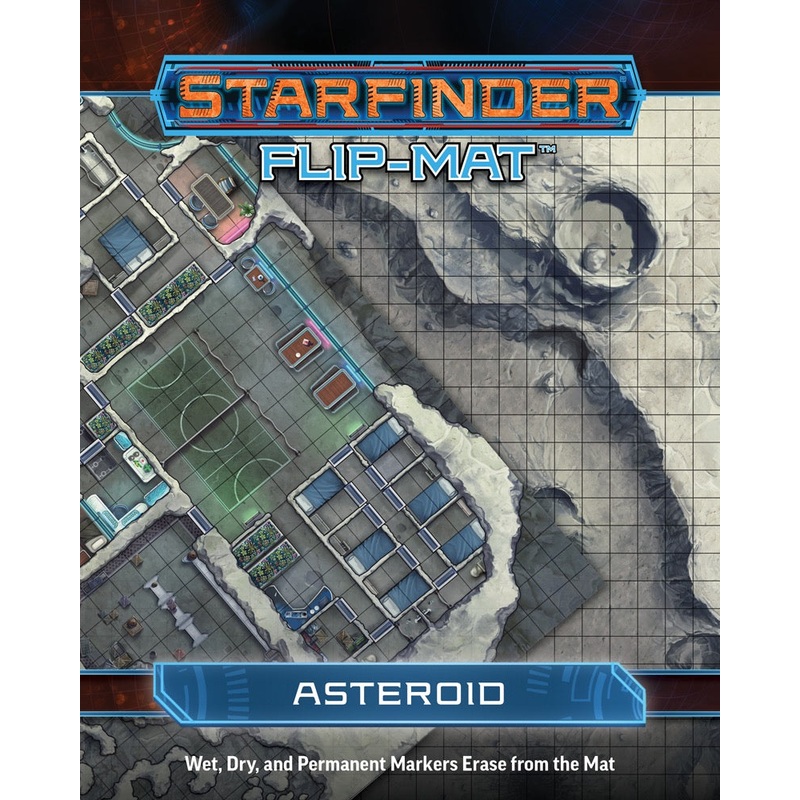 Starfinder Flip Mat Asteroid