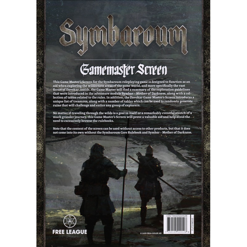 Symbaroum RPG: Gamemaster Screen