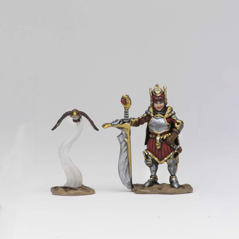 WizKids Wardlings: Girl Fighter & Hunting Falcon