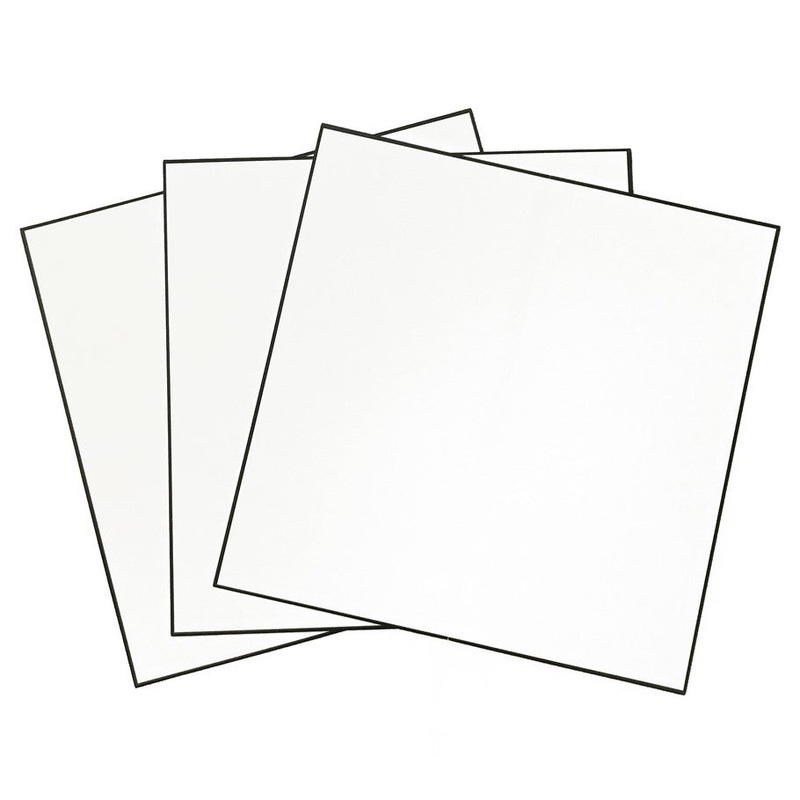 Blank 1-fold Game Board 18"x18" 3 Pack