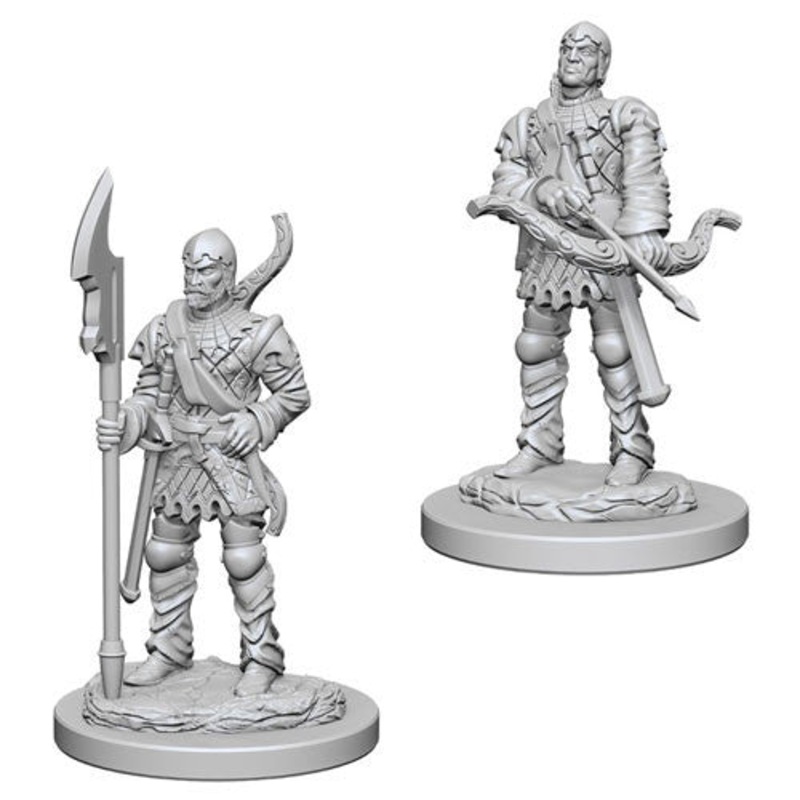 Pathfinder Deep Cuts Unpainted Miniatures: Town Guards