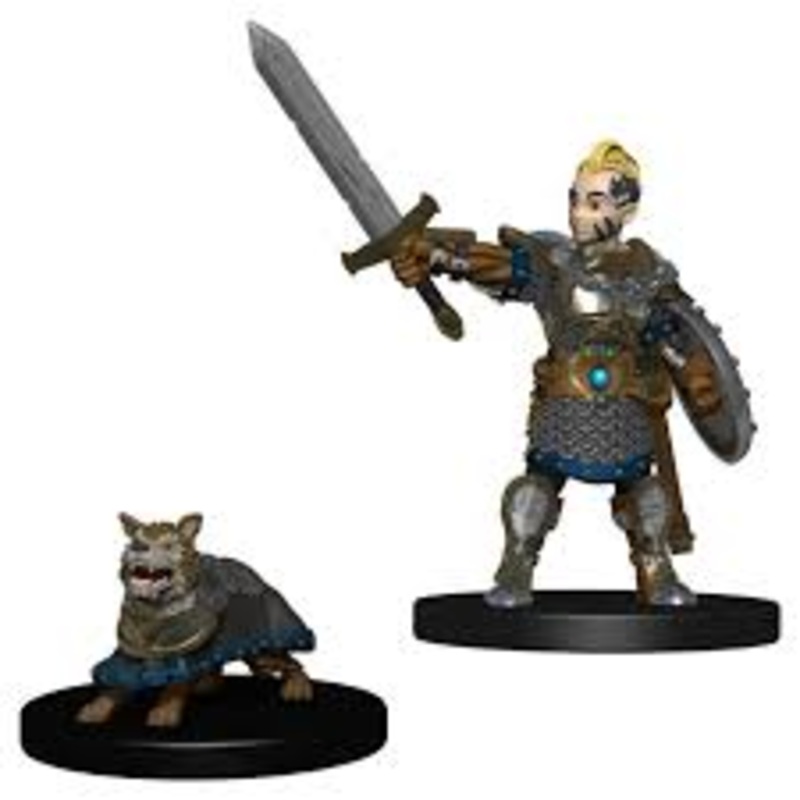 WizKids Wardlings: Boy Fighter & Battle Dog