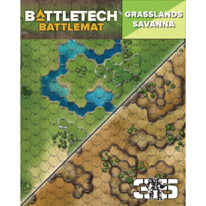 BattleTech: Battlemat Grasslands/Savanna