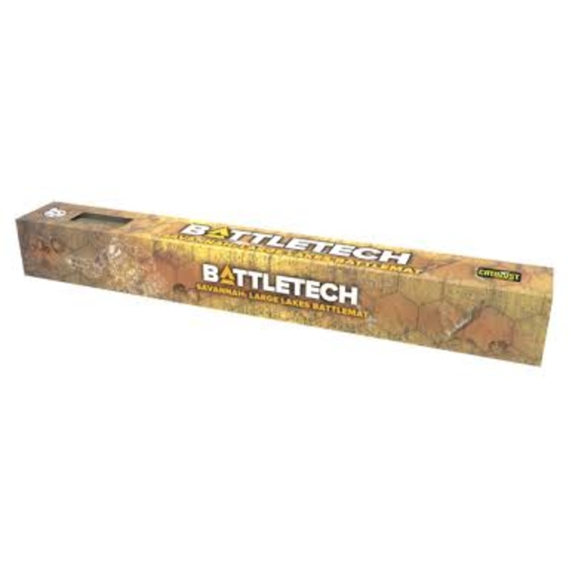 BattleTech BattleMat: Savannah Large Lakes/Box Canyon