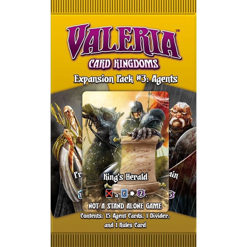Valeria: Card Kingdoms  Expansion Pack #03: Agents