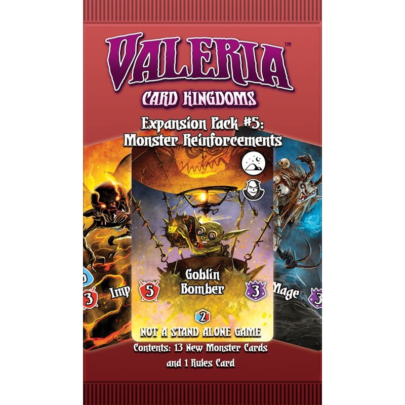 Valeria: Card Kingdoms  Expansion Pack #05: Monster Reinforcements